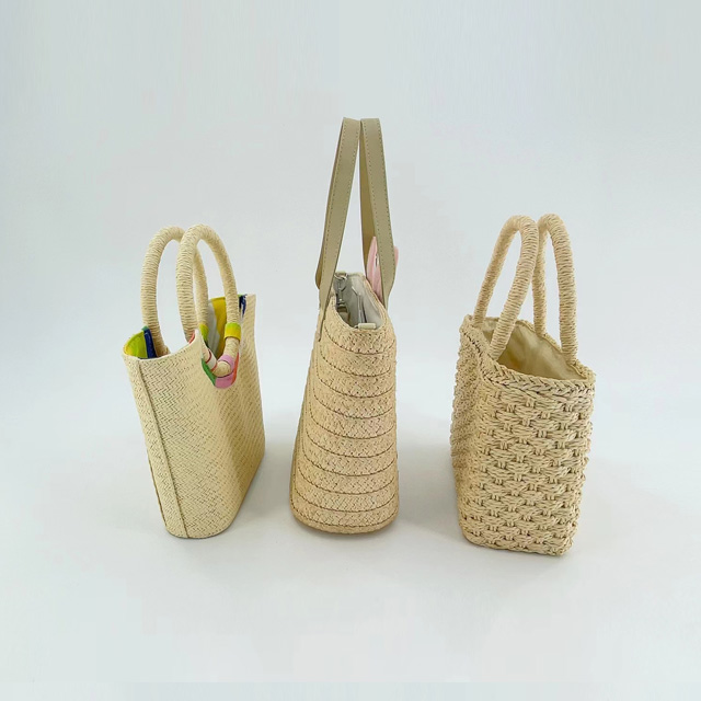 Paper Straw Handbag,hand-crocheted Bags ,woven Paper Yarn Bag , P.P Braid Bag,Tote Bag